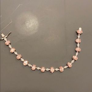 Pink sapphire bracelet